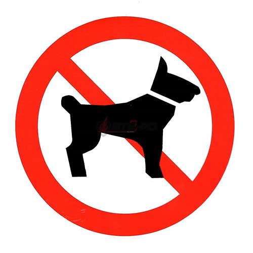 Zákaz vstupovať so zvieratami